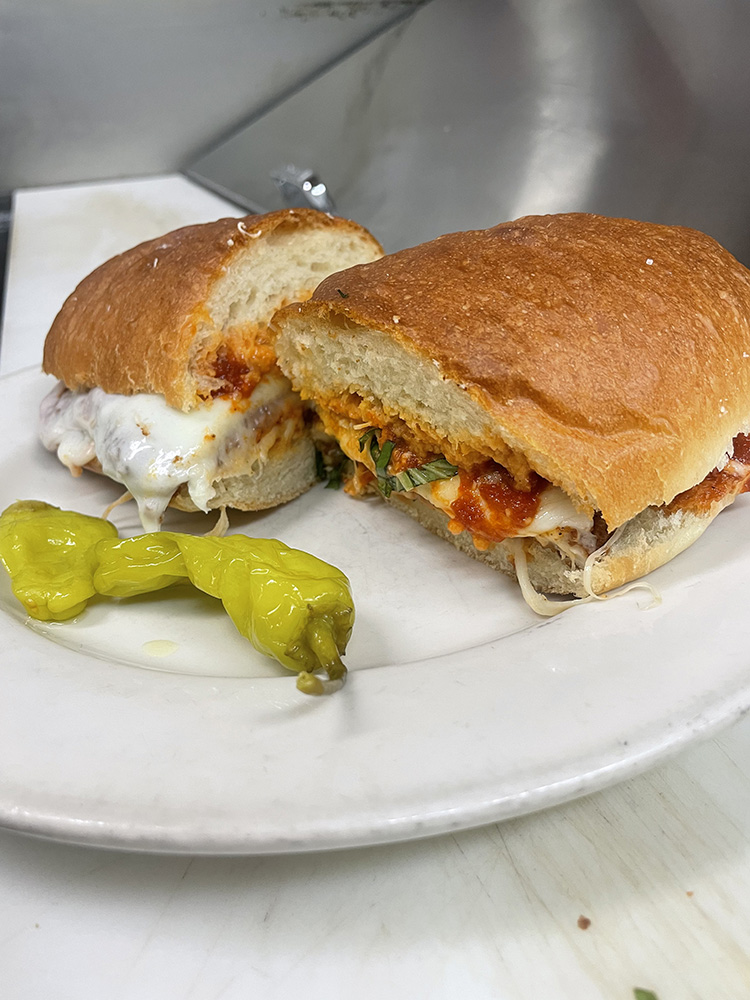 Chicken Parmigiana Sandwich